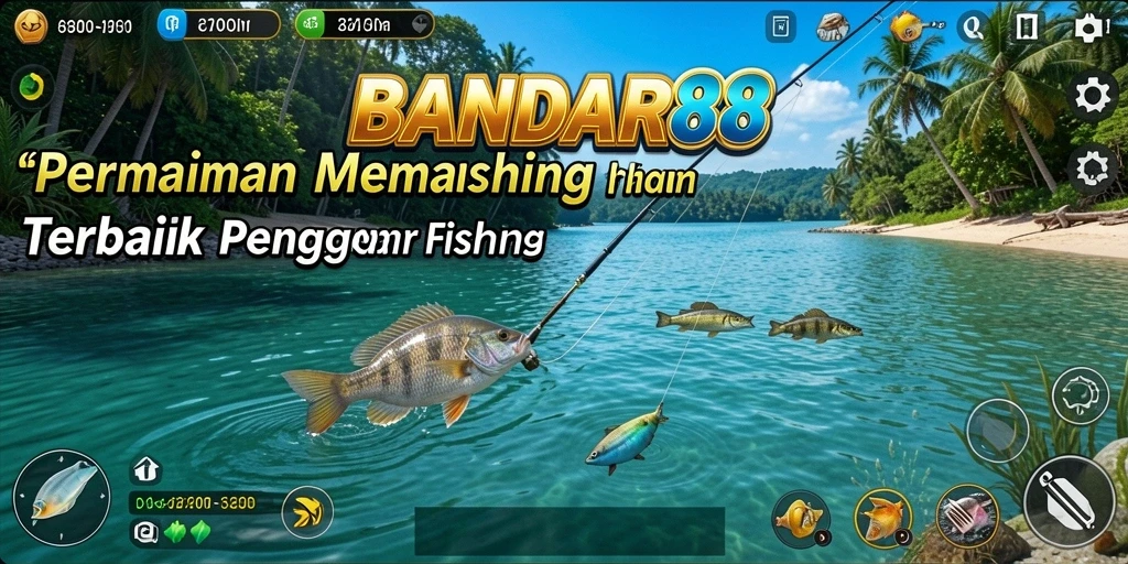 Tampilan menakjubkan dari gameplay memancing yang mengasyikkan.