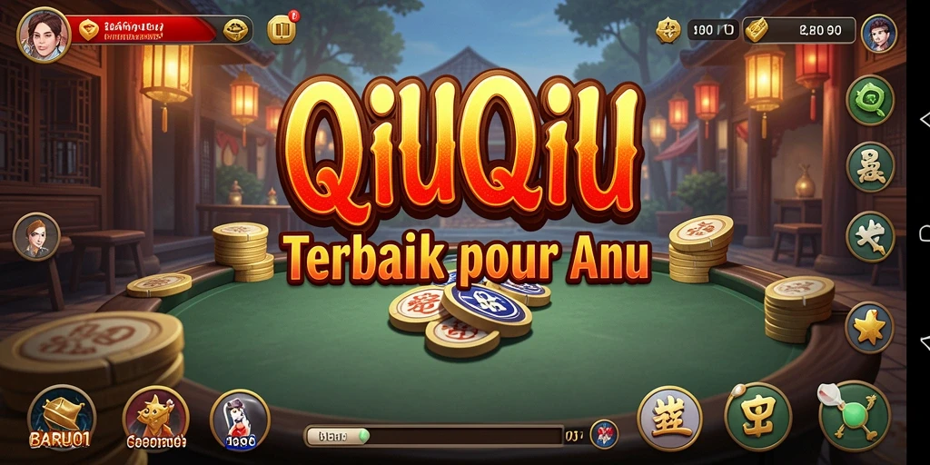Tampilan gameplay QiuQiu yang menarik dan seru.