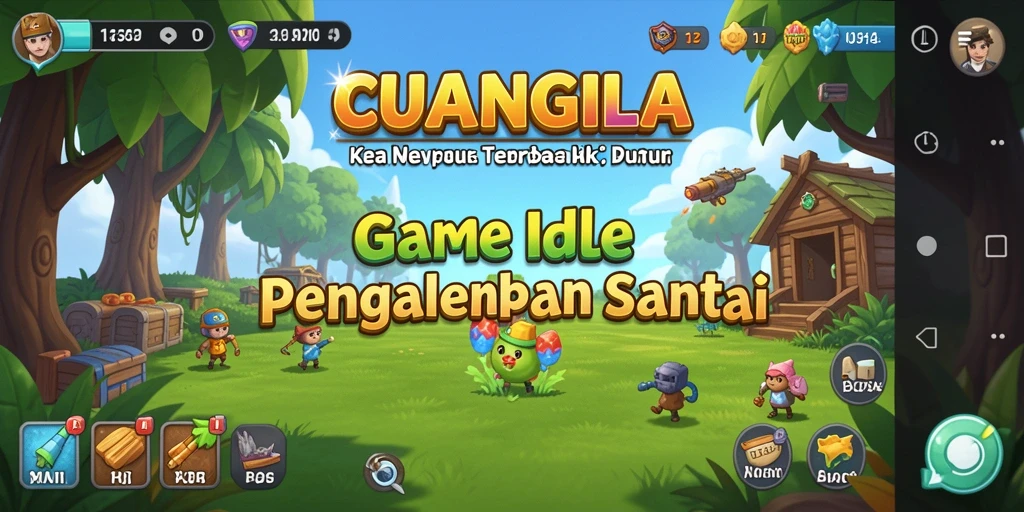 Tampilan menarik dari gameplay CUANGILA dengan elemen Idle.