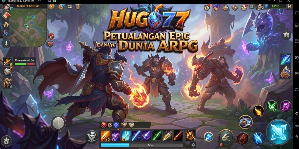 Gameplay seru dan mendebarkan dalam HUGO77.