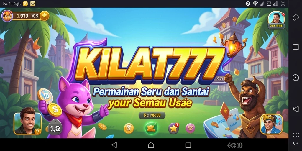 Screenshot gameplay KILAT777 dengan tampilan yang ceria dan interaktif.