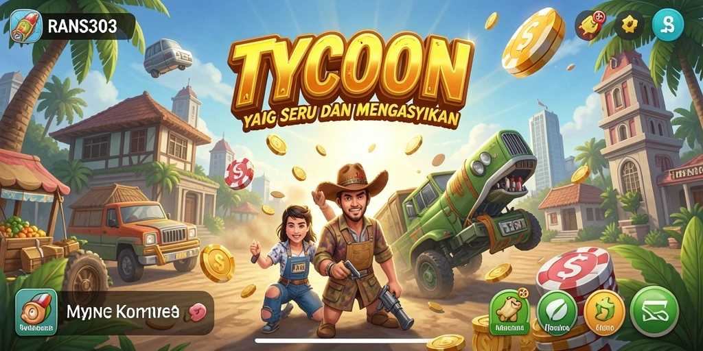 Tangkapan layar menampilkan gameplay seru di RANS303 yang penuh strategi Tycoon.