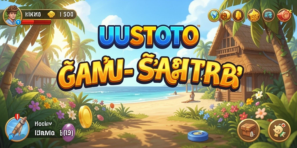 Screenshot UUSTOTO menampilkan gameplay santai yang menghibur.
